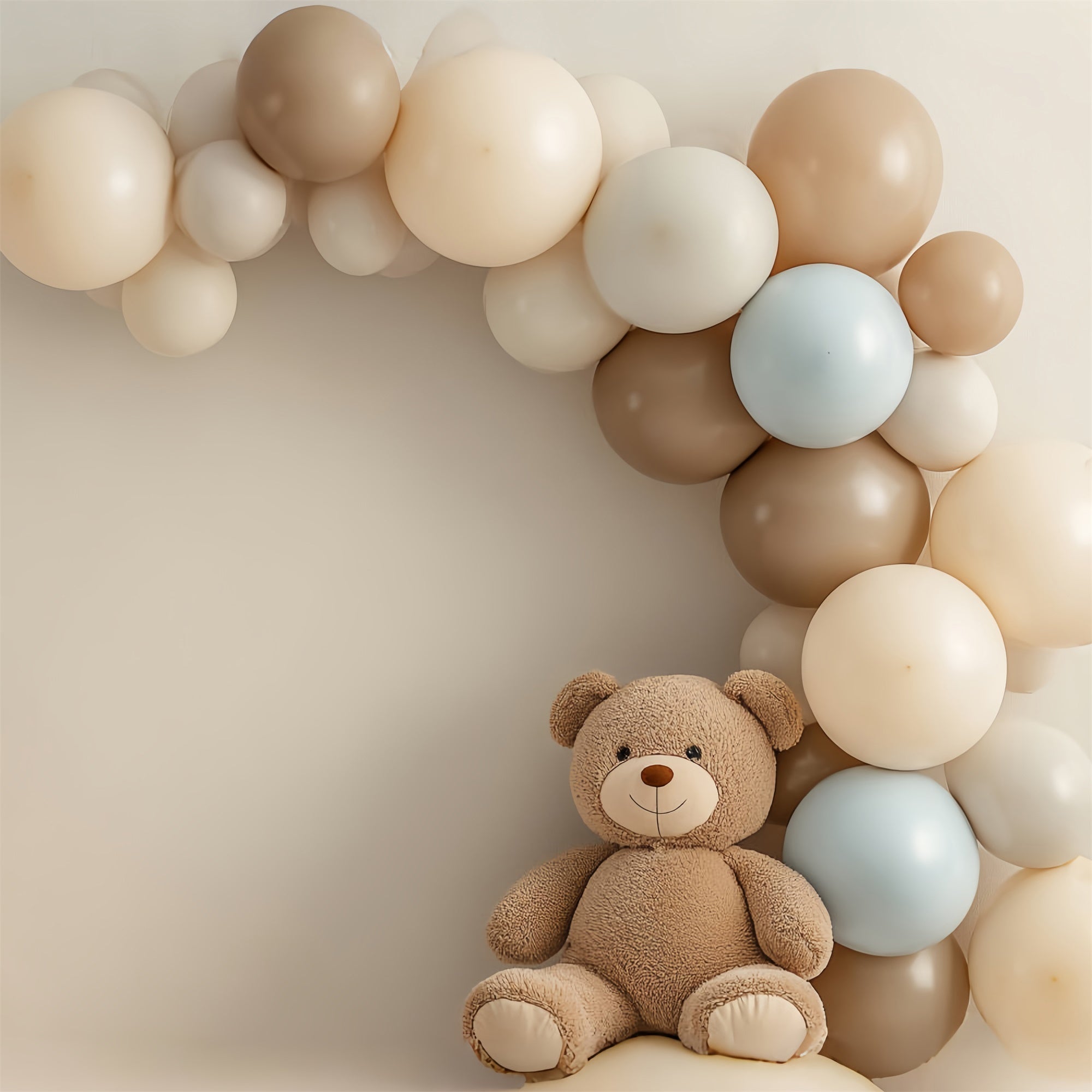 Toile de fond Cake Smash Ours Classique et Ballons CSH6-327