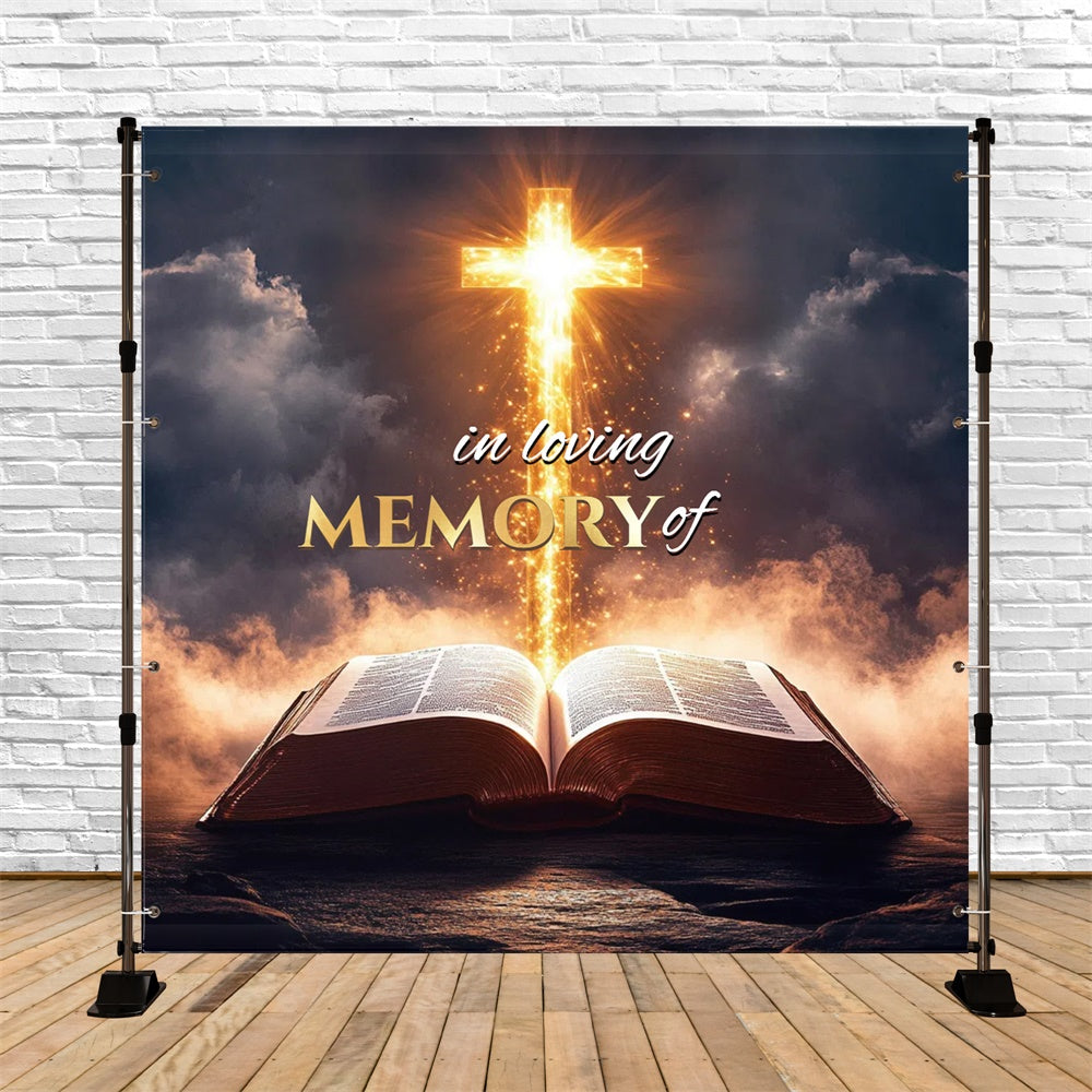 Toile de fond Commémorative Force Sacrée Hommage Personnalisée CSH6-387
