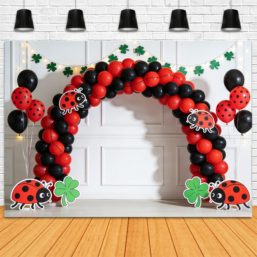 Toile de fond Fleur Arche Ballons Trèfle Porte-Bonheur CSH61-130