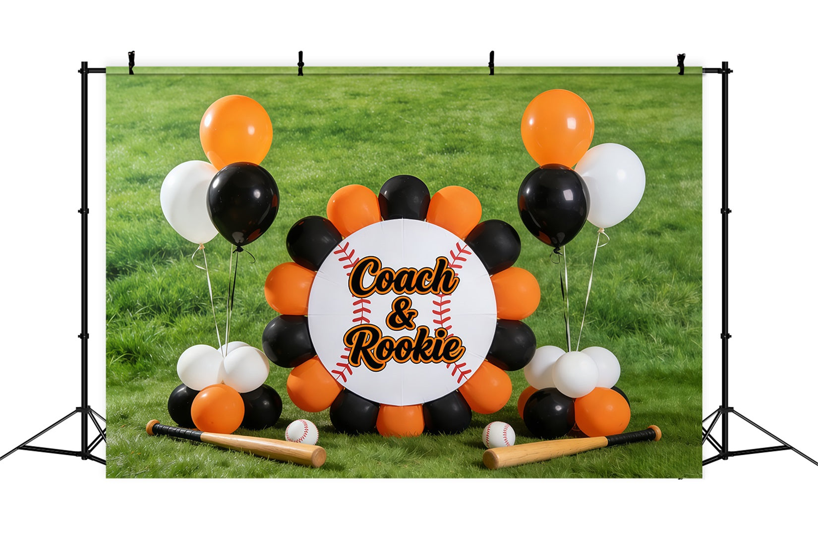 Toile de fond Photo Baseball Terrain Ballons Recrue Entraîneur CSH61-190