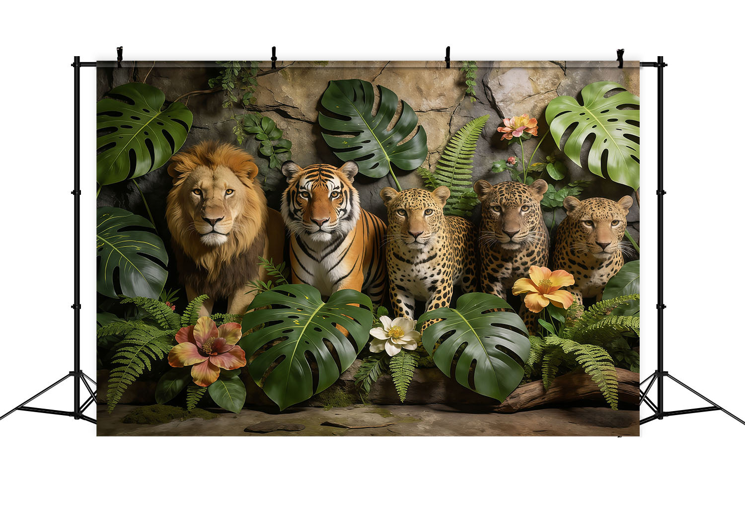 Fond Photo Forêt Mur Portrait Animaux Jungle Sauvage CSH61-214