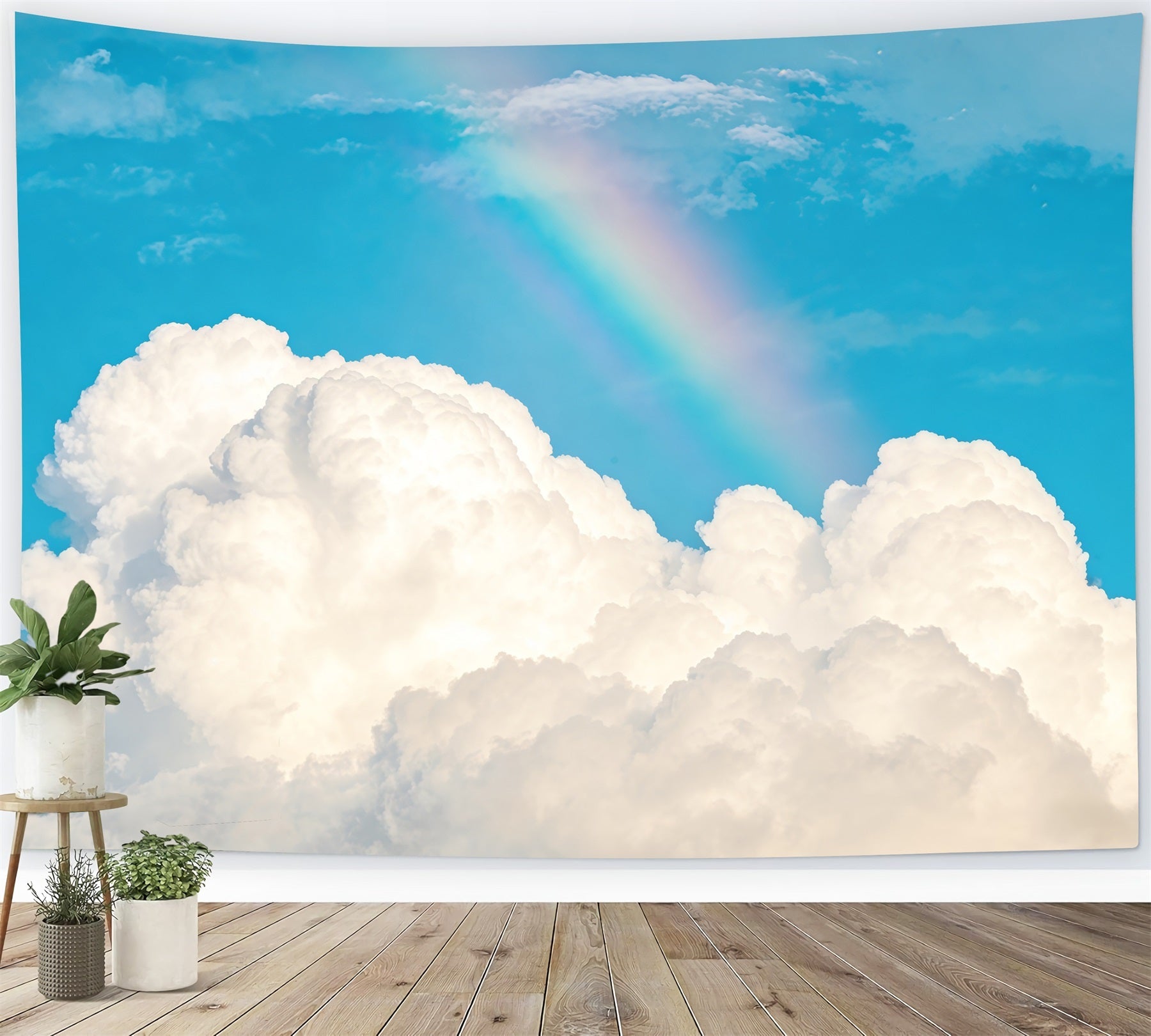 Fond Photo Ciel Arc-En-Ciel Nuages Duveteux Ciel CSH62-130