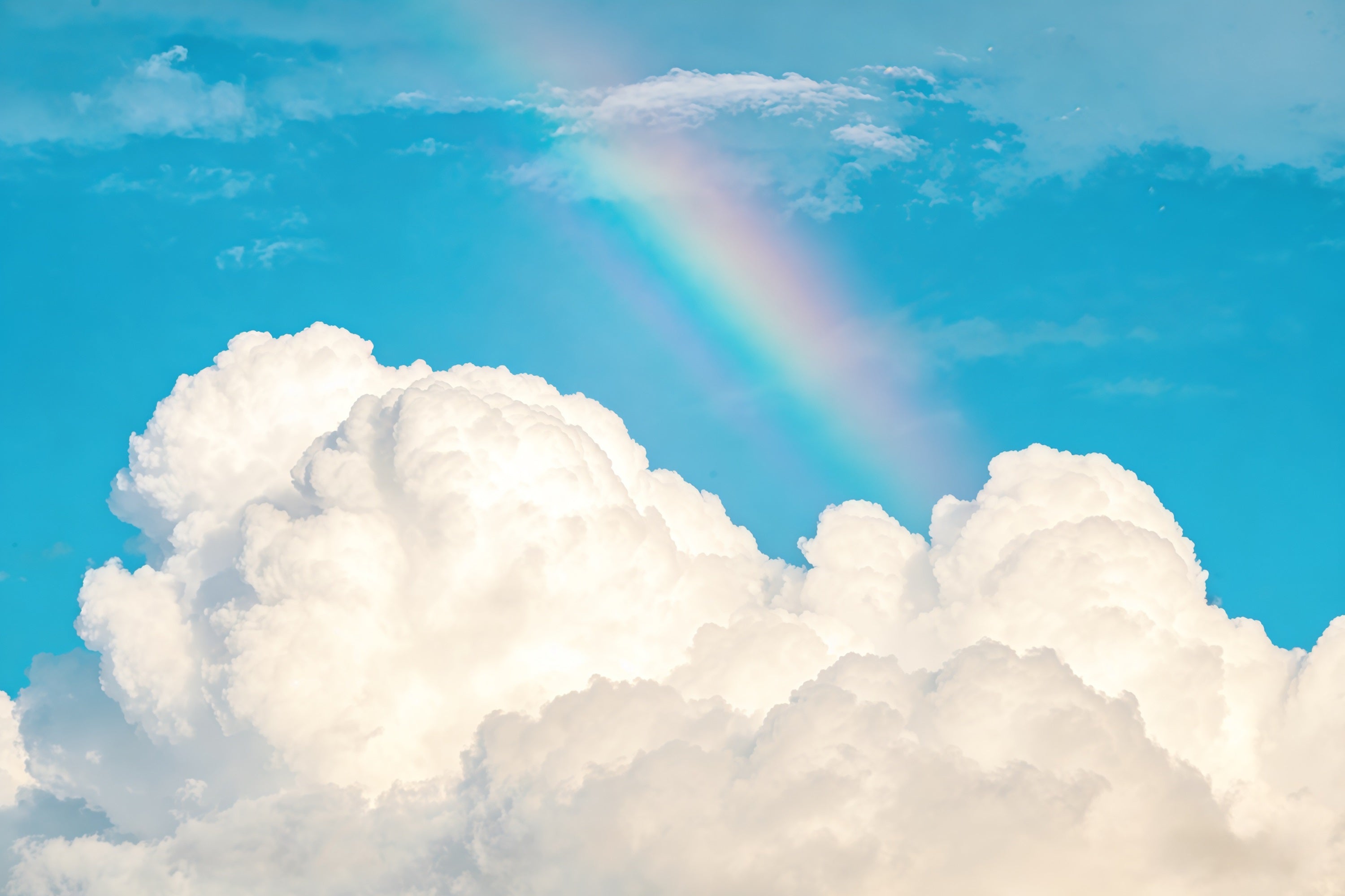 Fond Photo Ciel Arc-En-Ciel Nuages Duveteux Ciel CSH62-130