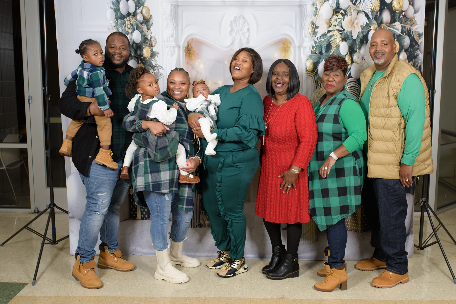 Toile de Fond Noël Neige Chambre Decor Photo KAT-57