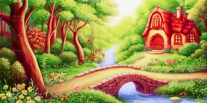 Fond de Scène Cabane de la Forêt CSH59-T23