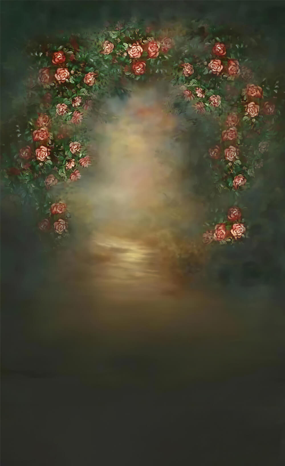 Toile de fond de Photographie Rétro Balayée Fleur Abstraite G-436