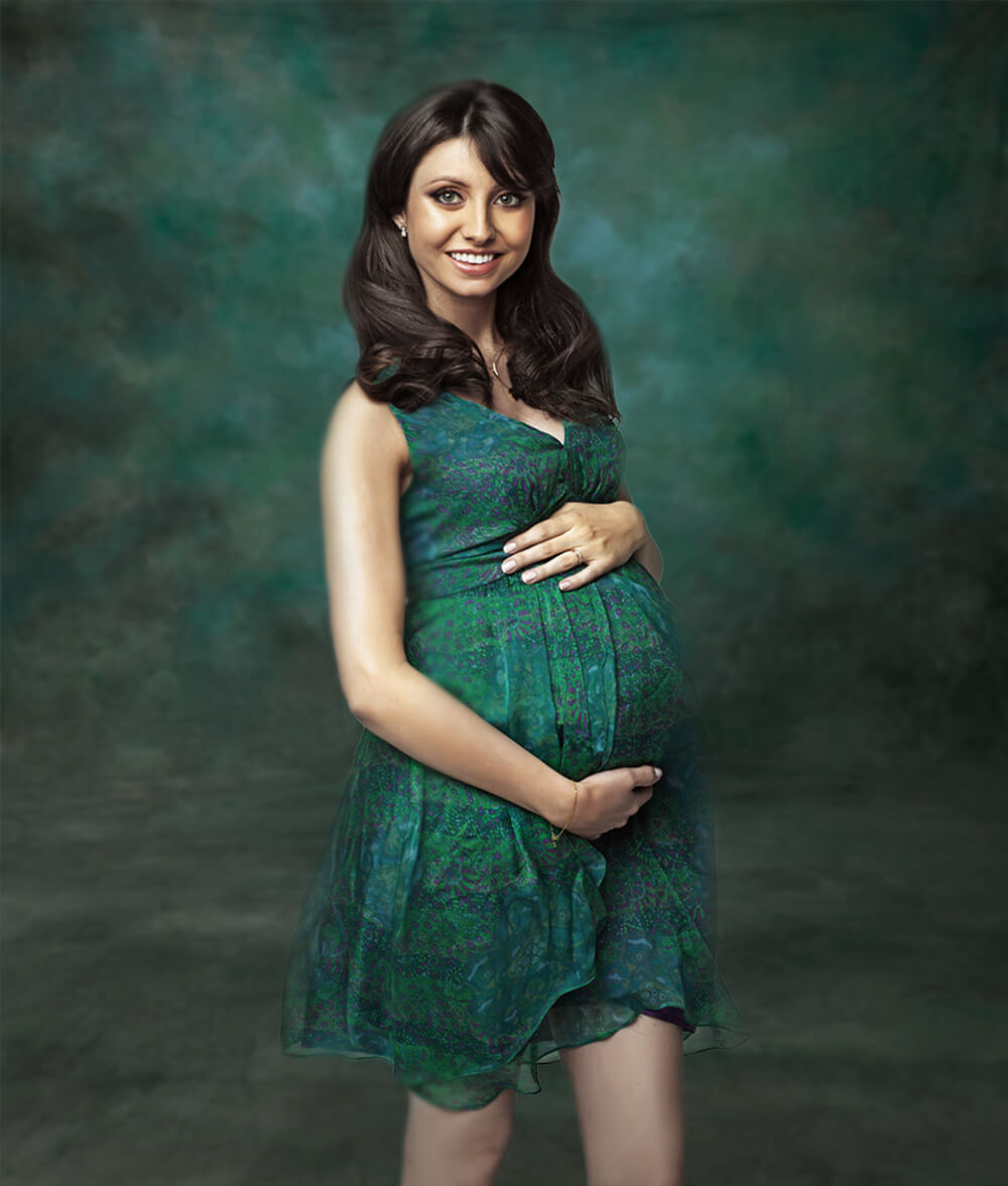 Nuances de bleu et vert Texture abstraite Studio Backdrop GA-53