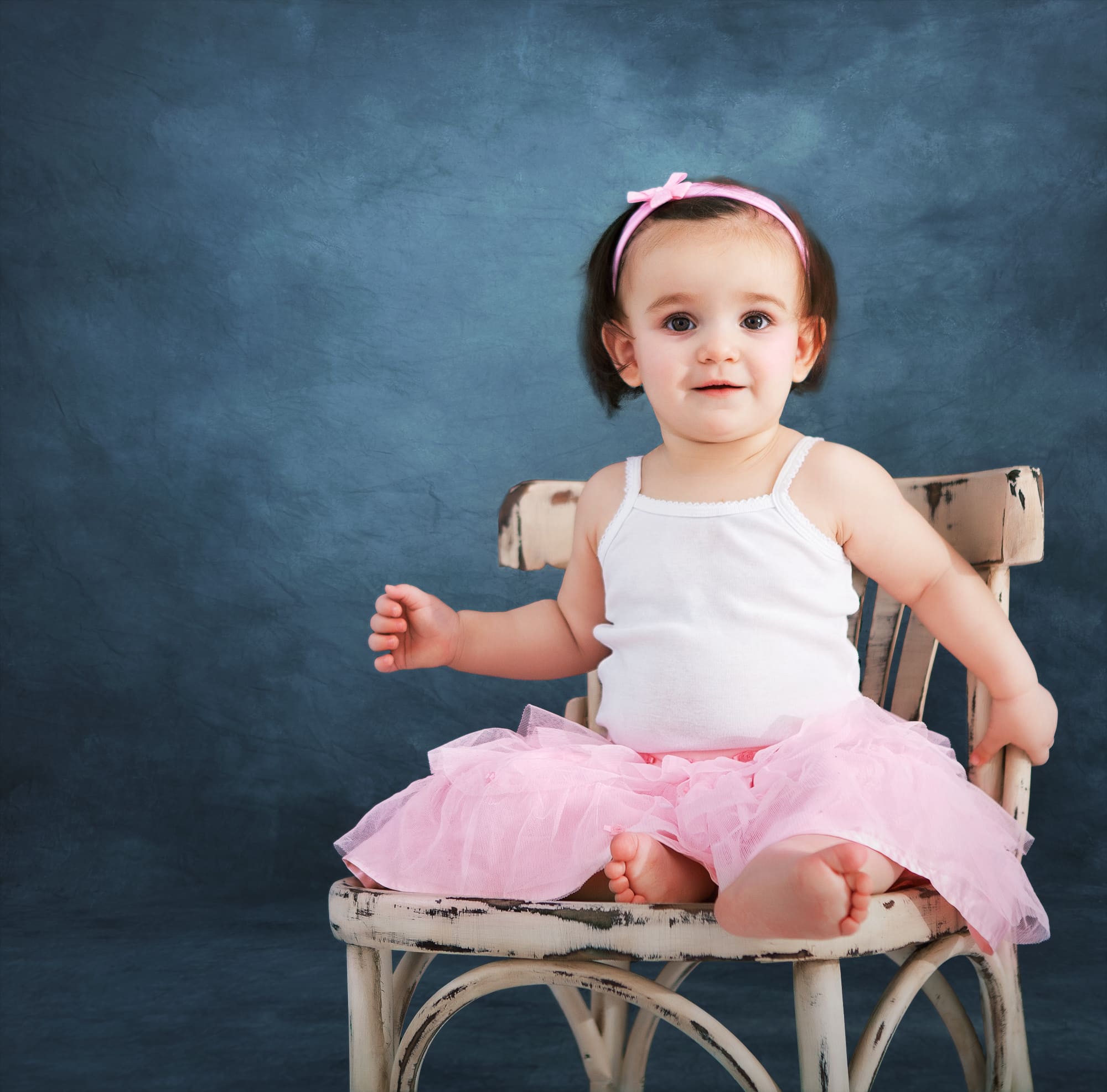 Bleu Abstrait Texture Portrait Photographie Toile de Fond GC-151