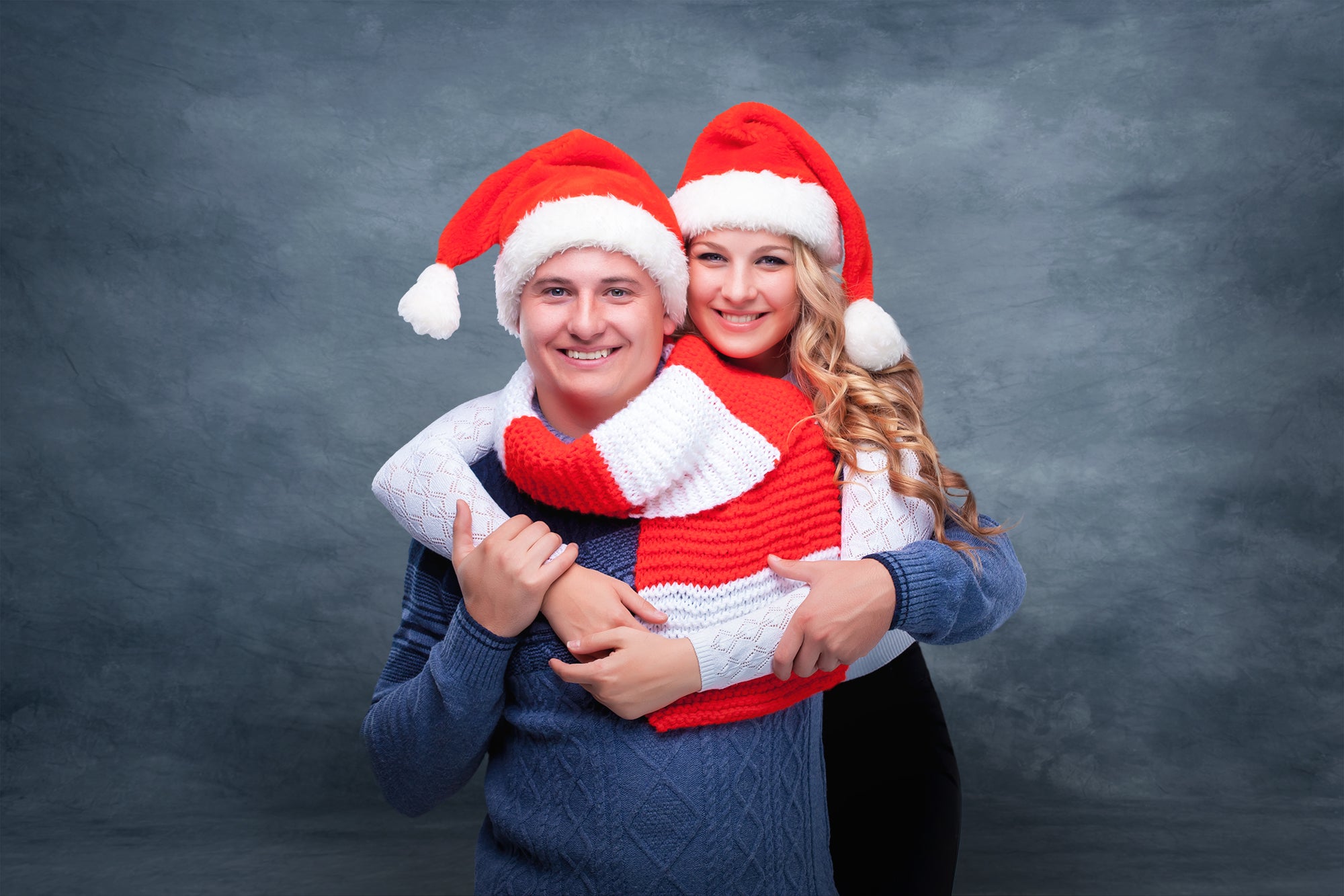 Bleu Abstrait Texture Portrait Photographie Toile de Fond GC-151