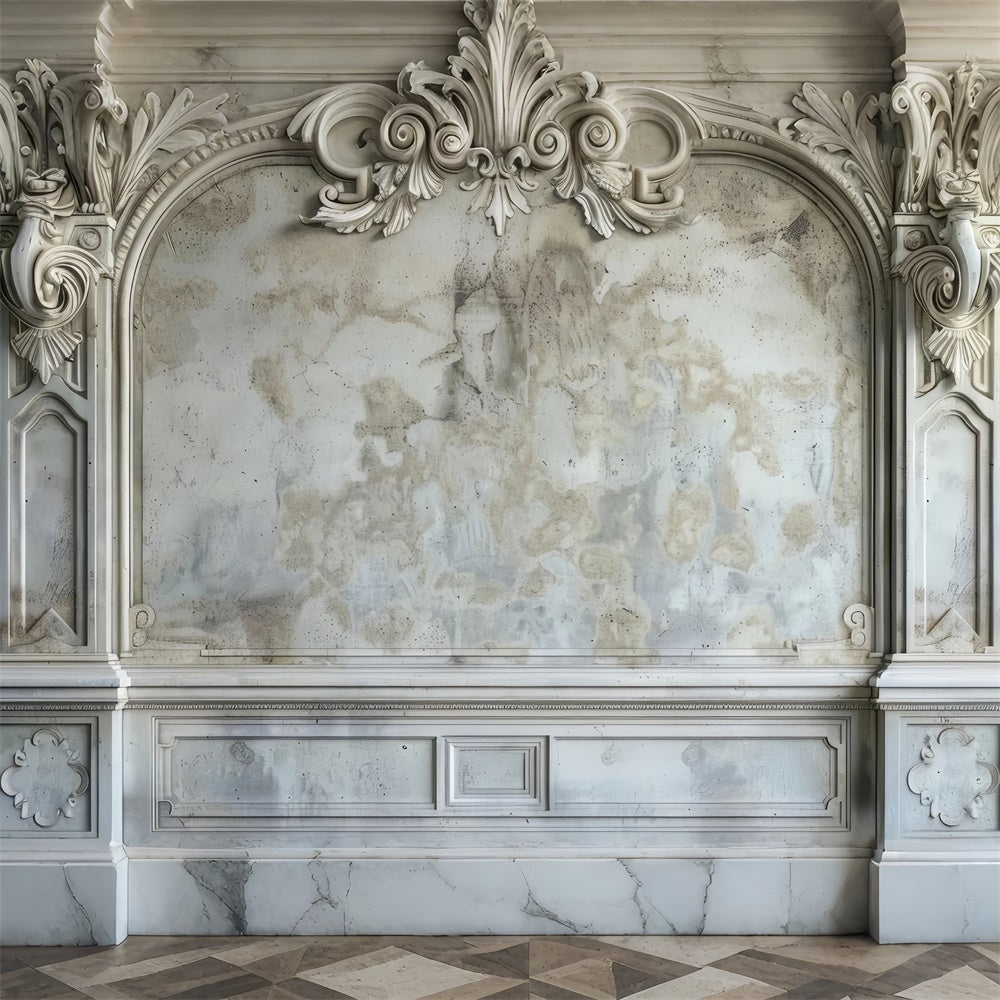 Toile de Fond pour la Fête des Mères Cadre Sculpté Mur Vintage GQ2-140