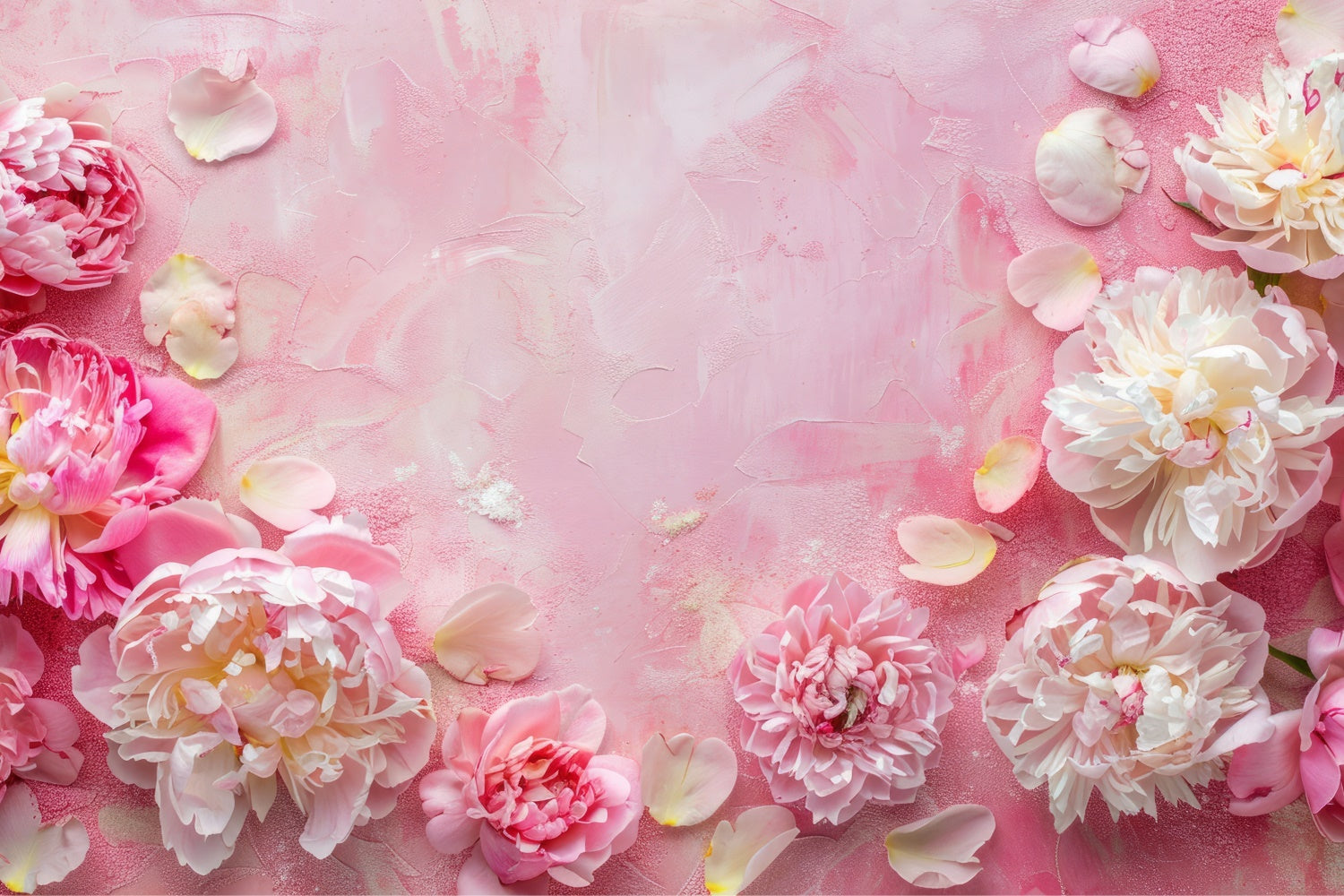 Toile de fond Fête des Mères Pivoine Rêveuse Pétale Doux GQ2-171