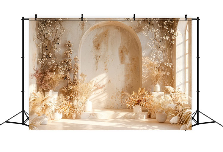 Toile de fond Fête des Mères Arche Florale Lumière Naturelle GQ2-181