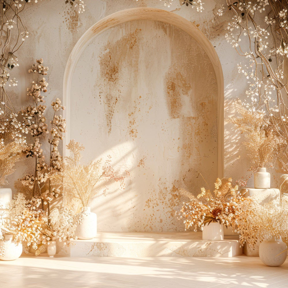 Toile de fond Fête des Mères Arche Florale Lumière Naturelle GQ2-181