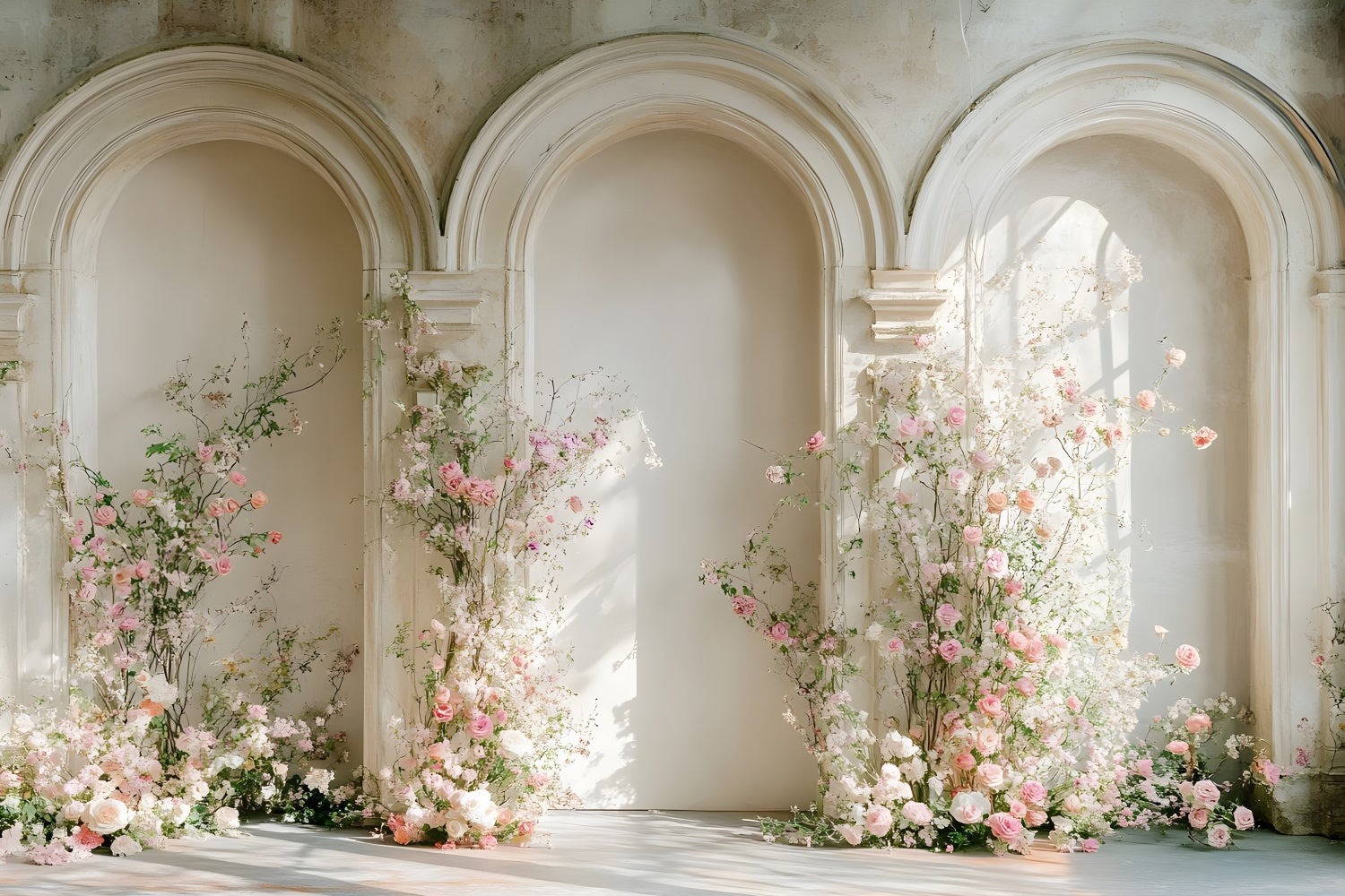 Toile de fond Fête des Mères Roses Roses Épanouies Archway GQ2-183