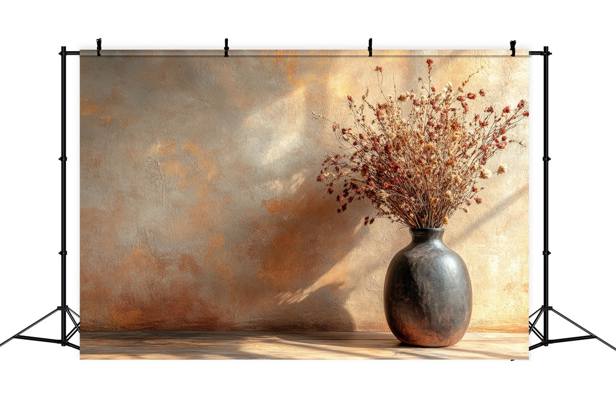 Toile de fond Fête des Mères Vase en Terre Cuite Rustique GQ2-193