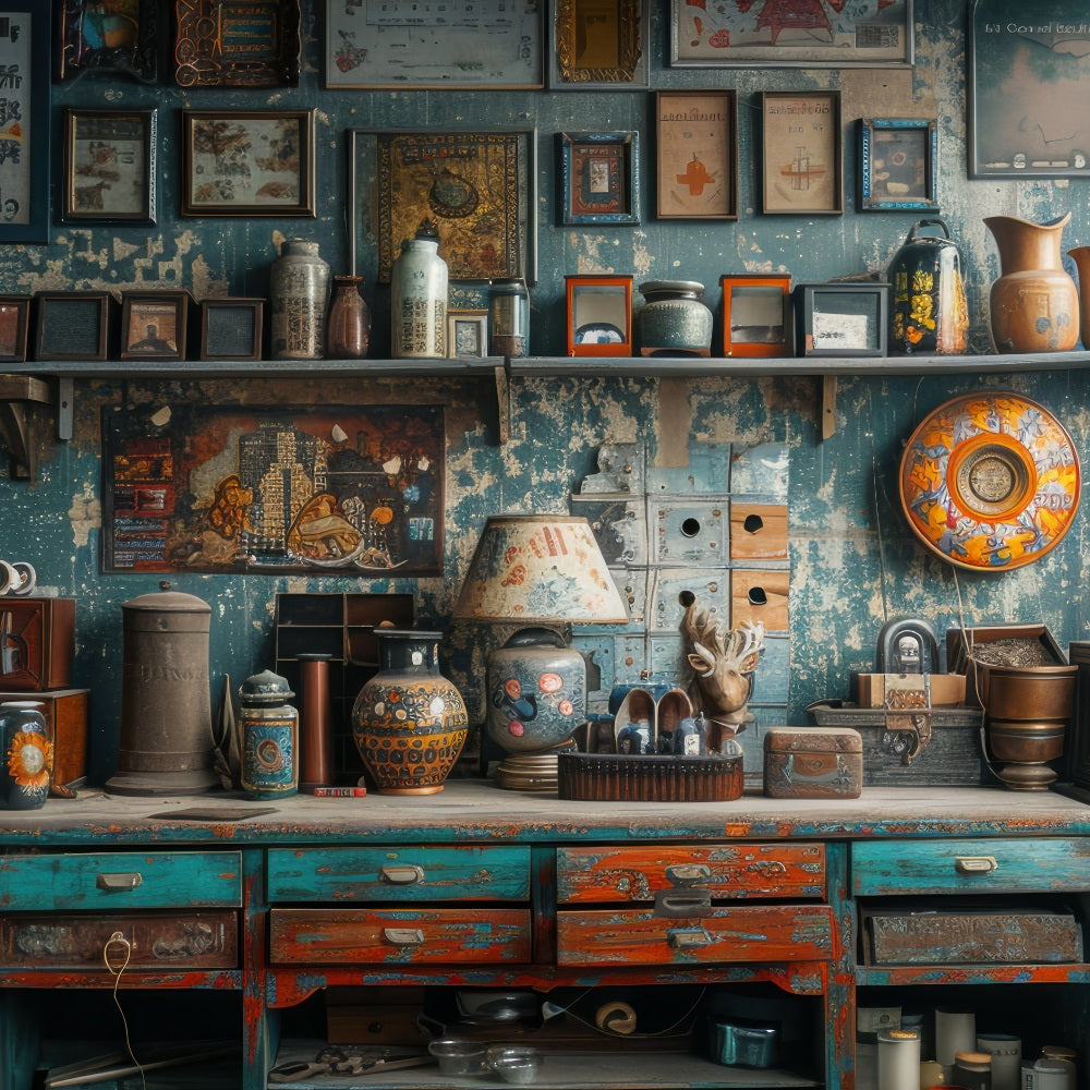 Toile de fond Pour Fête des Pères Objets de Collection Vintage GQ2-220