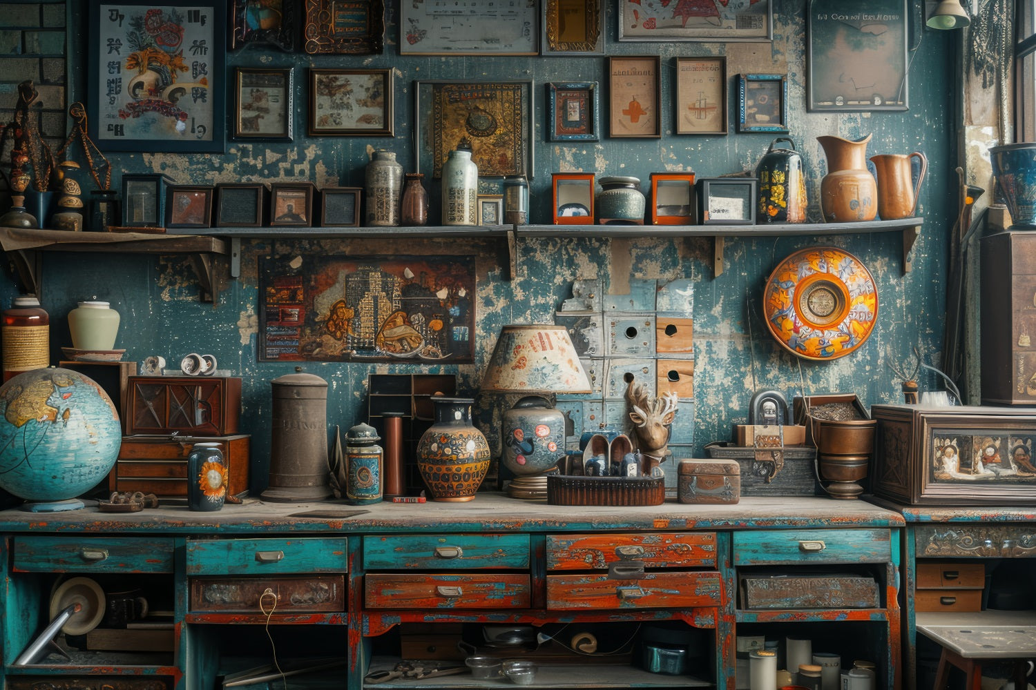 Toile de fond Pour Fête des Pères Objets de Collection Vintage GQ2-220