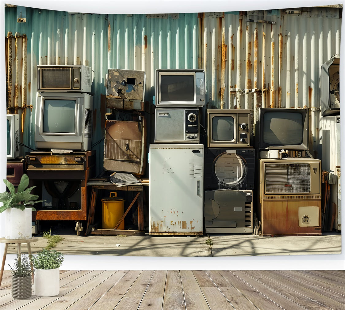 Toile de fond Fête des Pères Idées Mur Électronique Rouillé GQ2-223