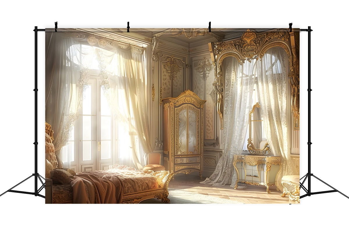 Toile de Fond pour la Fête des Mères Chambre Opulente ensoleillée Rêveuse GQ2-98