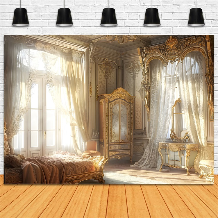 Toile de Fond pour la Fête des Mères Chambre Opulente ensoleillée Rêveuse GQ2-98