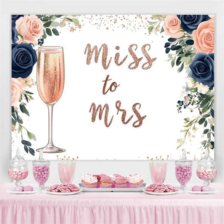 Toile de fond Photo Mariage Personnalisé Romantique Rose Blush GQ3-219