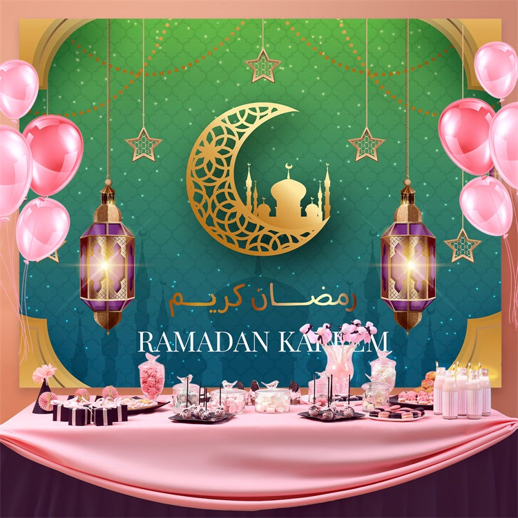 Toile de fond Ramadan Festival des Lanternes Vibrantes GQ3-3