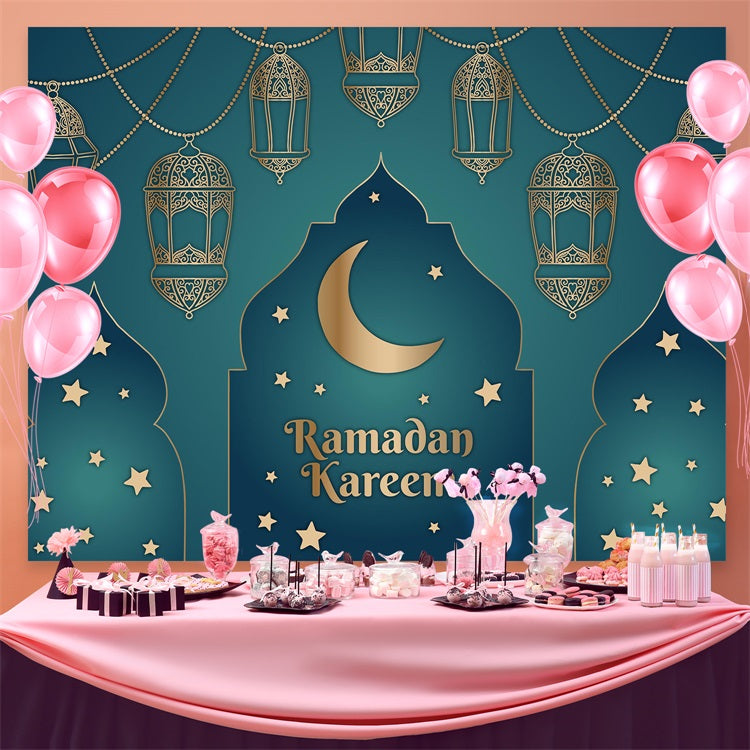Toile de fond Ramadan Mubarak Scène Traditionnelle Kareem GQ3-6