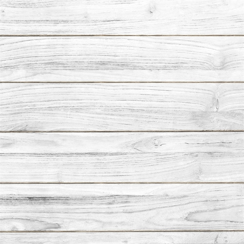 Toile de fond Bois Blanc Minimaliste Blanc GQ4-107