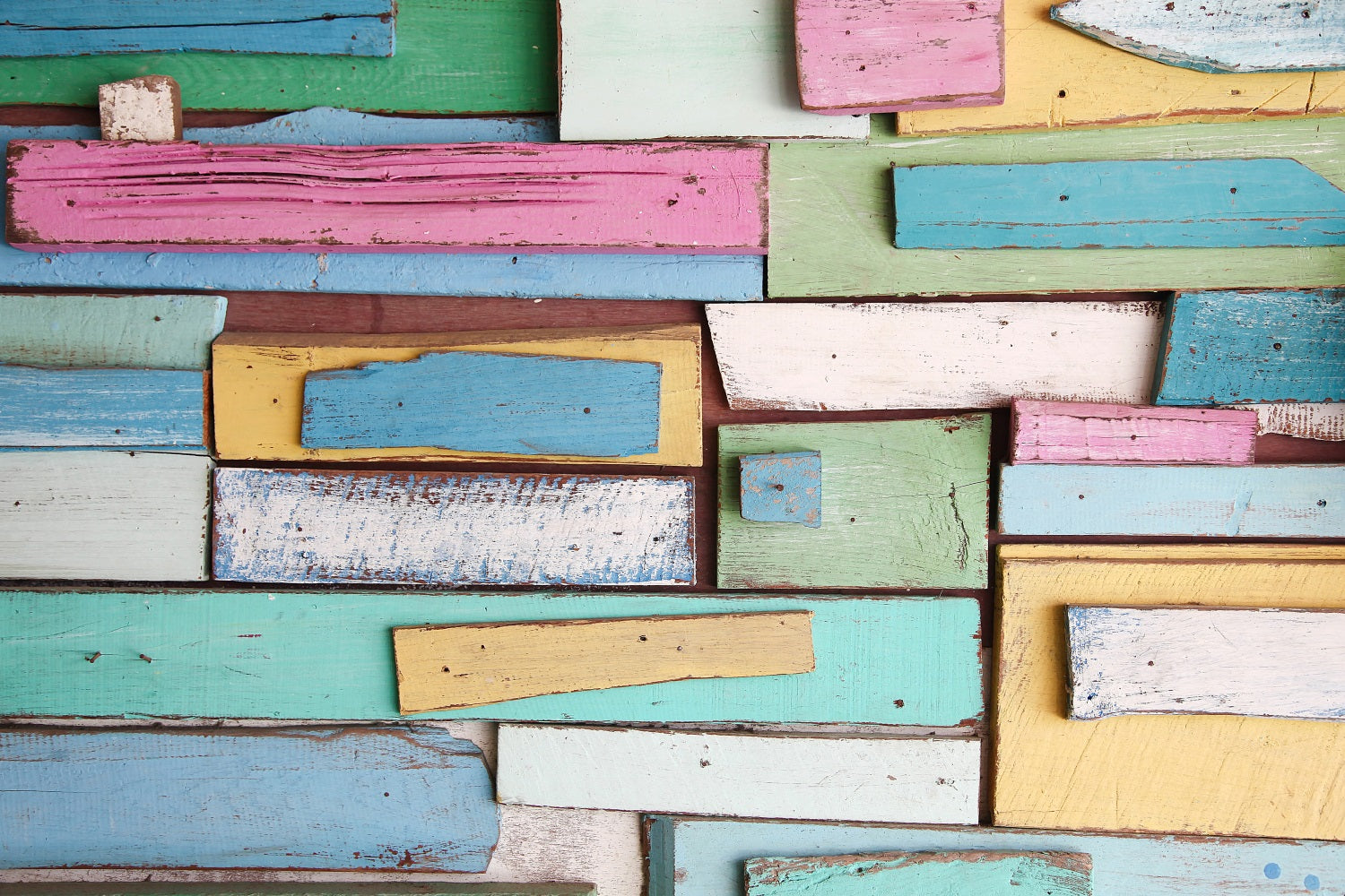 Toile de fond Panneau Bois Planches Peintes GQ4-115