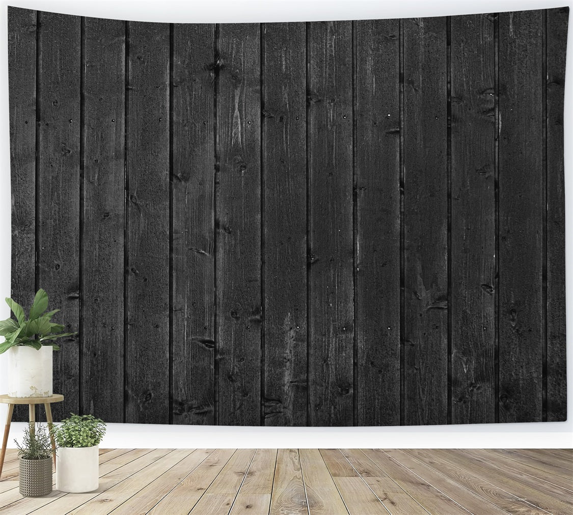 Toile de fond Bois Noir Texture Noire GQ4-116