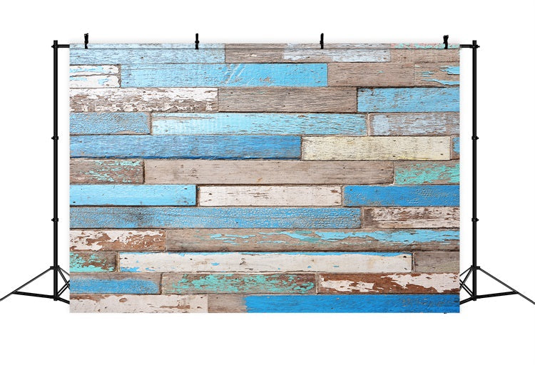 Toile de fond Bois Peint Style Côtier GQ4-126