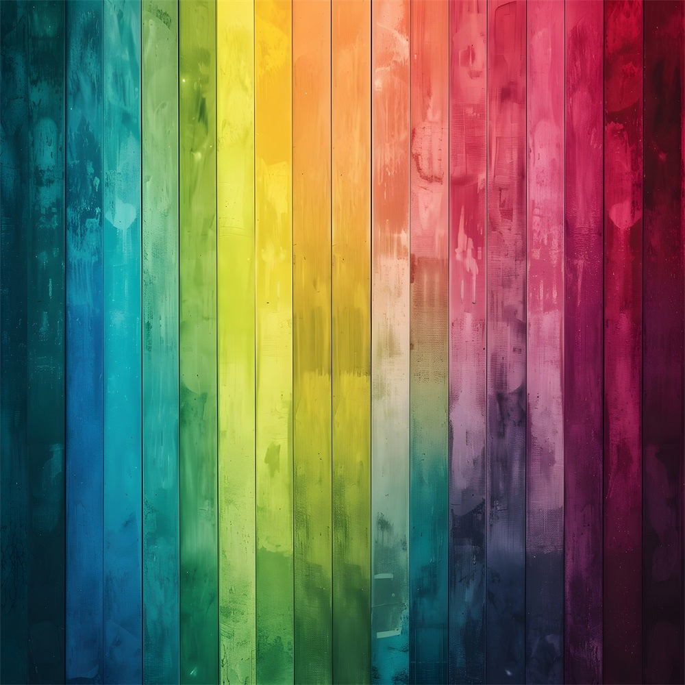 Toile de fond Bois Multicolore Vibrant GQ4-129