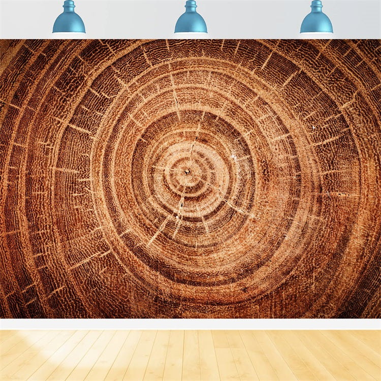 Toile de fond Bois Réel Cernes de Croissance GQ4-132