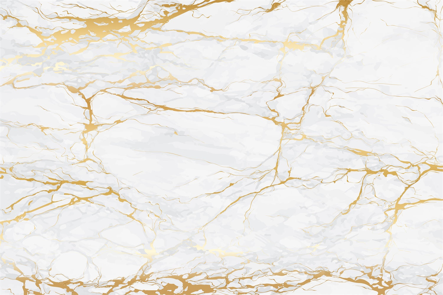 Toile de fond Photographie Marbre Blanc Fissures Dorées GQ4-145
