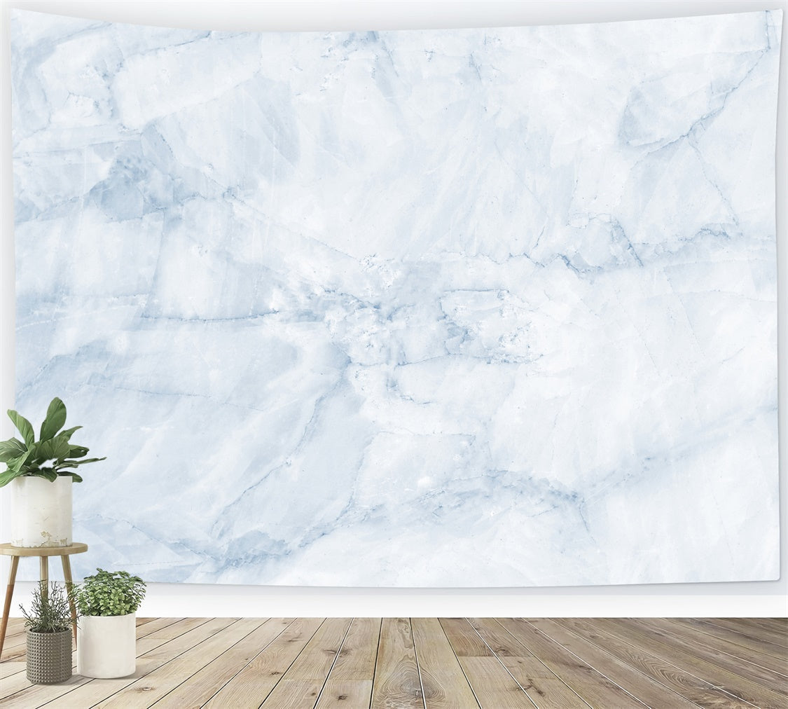 Toile de fond Marbre Bleu Texture Cristal Bleu Glacé GQ4-151