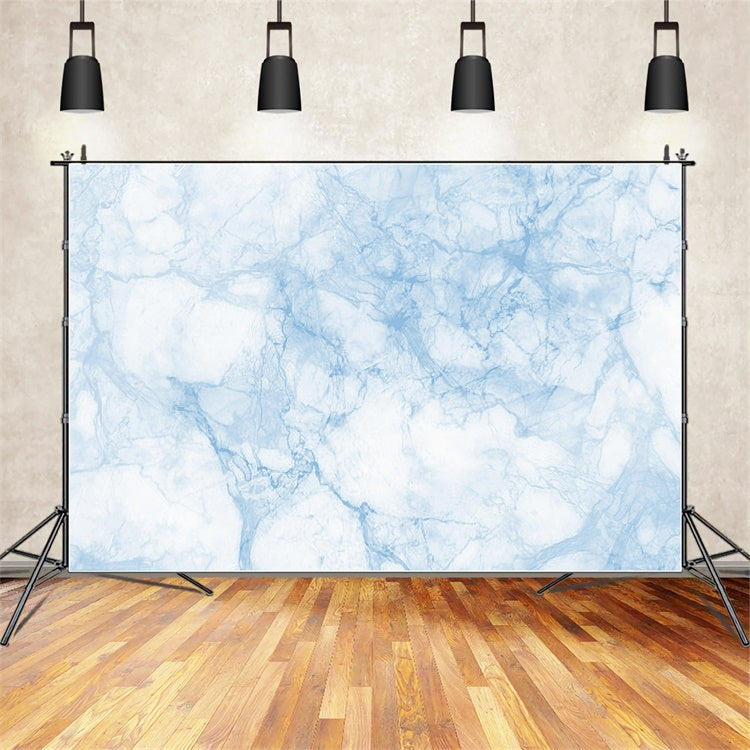 Toile de fond Marbre Bleu Veines Bleues de Glace Cristalline GQ4-160