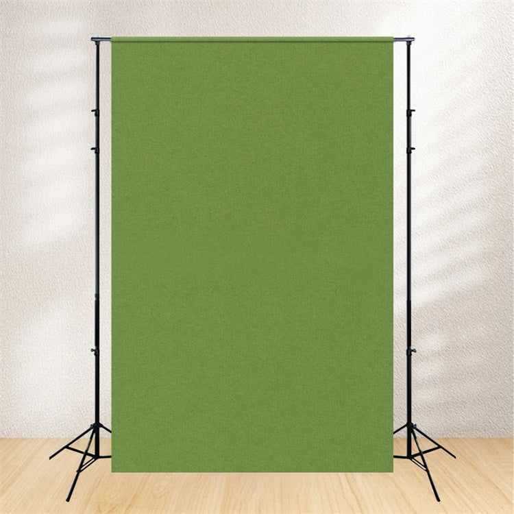 Toile de Fond Portrait de Graduation Vert Pur Lisse GQ4-178