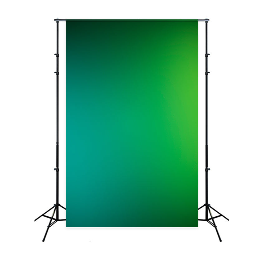 Toile de Fond Photo de Tête Dégradé Vert Vibrant GQ4-196