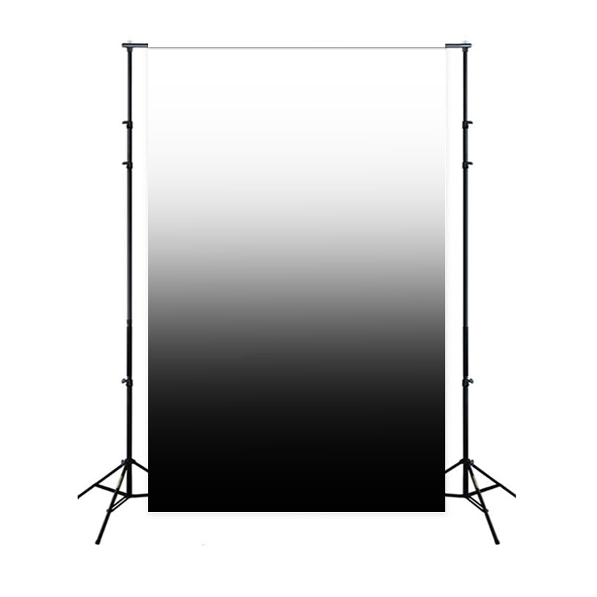 Toile de Fond Photo de Tête Professionnelle Ombre Noir et Blanc GQ4-201