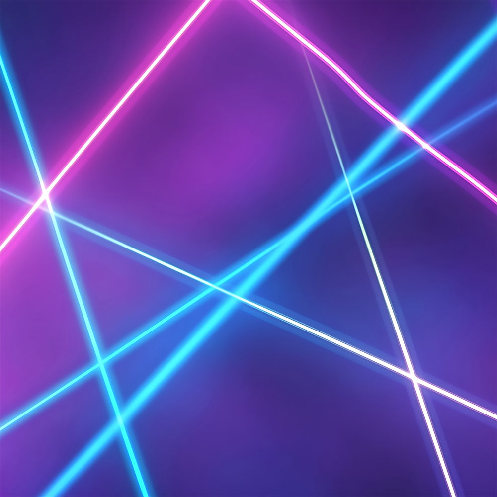 Toile de fond Vieille École Traînées Néon Dynamiques Lumière Vintage GQ4-302