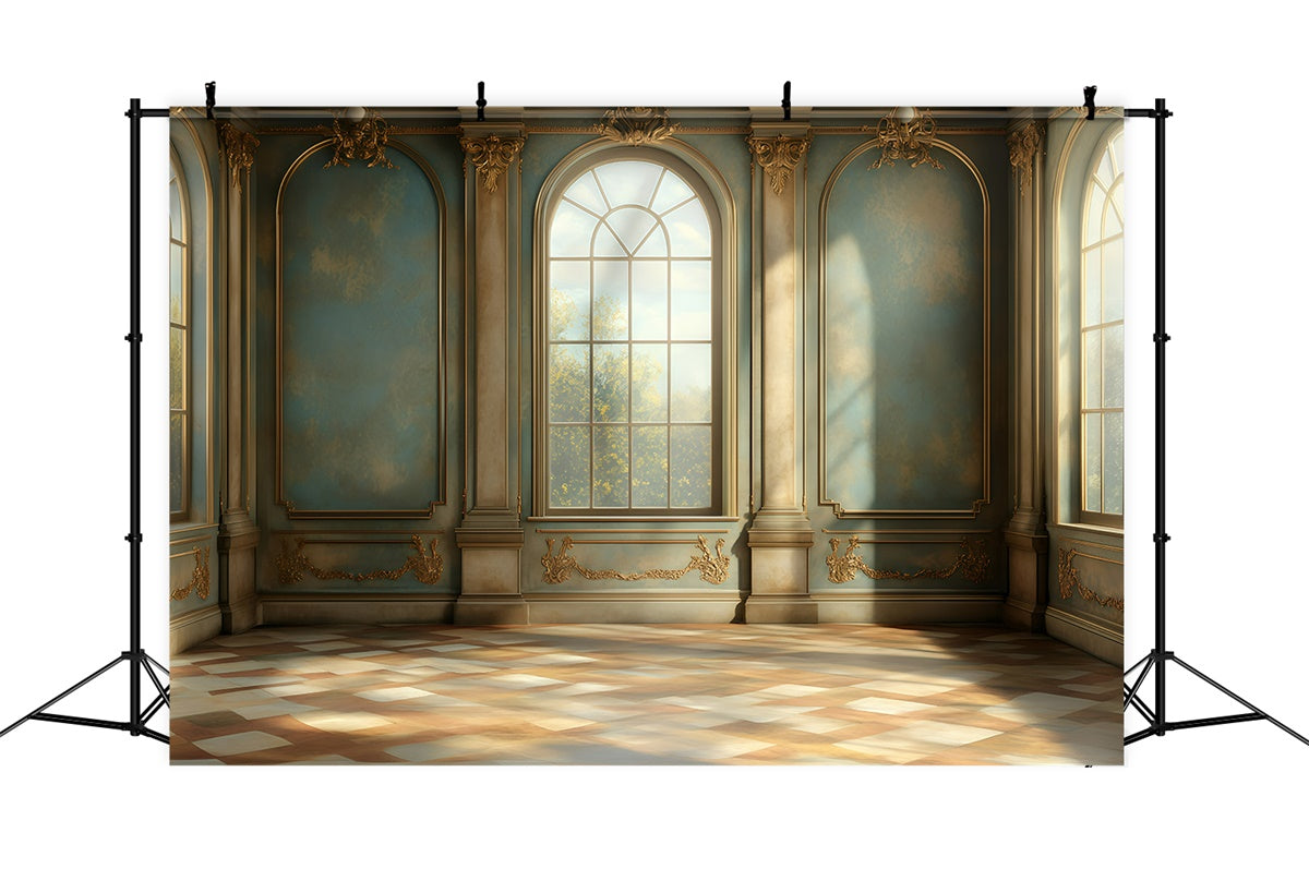 Toile de fond Rétro Backdrops Lumières de Matin Rêve Palais Vintage GQ4-315