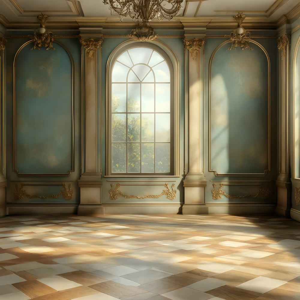 Toile de fond Rétro Backdrops Lumières de Matin Rêve Palais Vintage GQ4-315