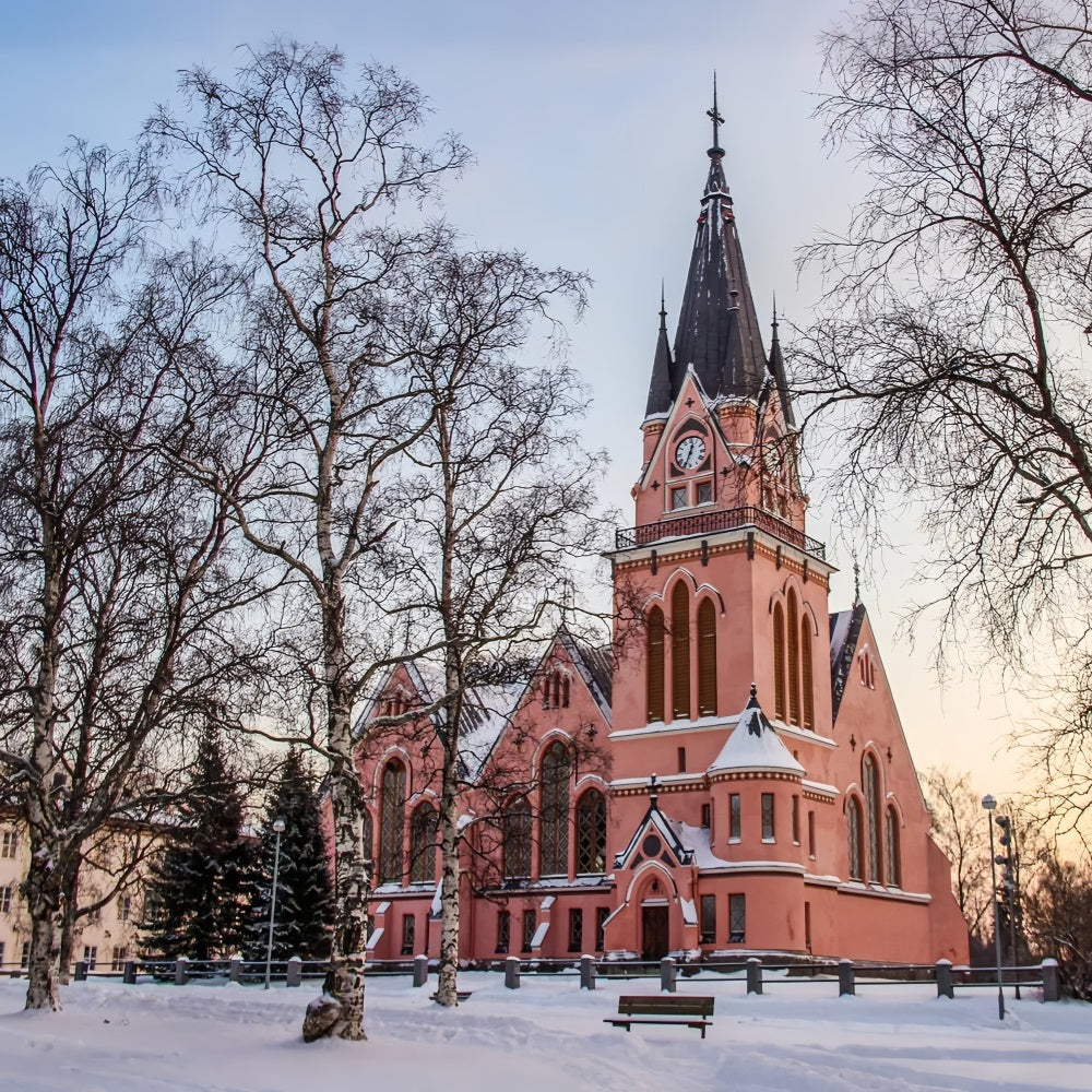 Toile de fond Église Architecture Photo Tour Horloge GQ4-72