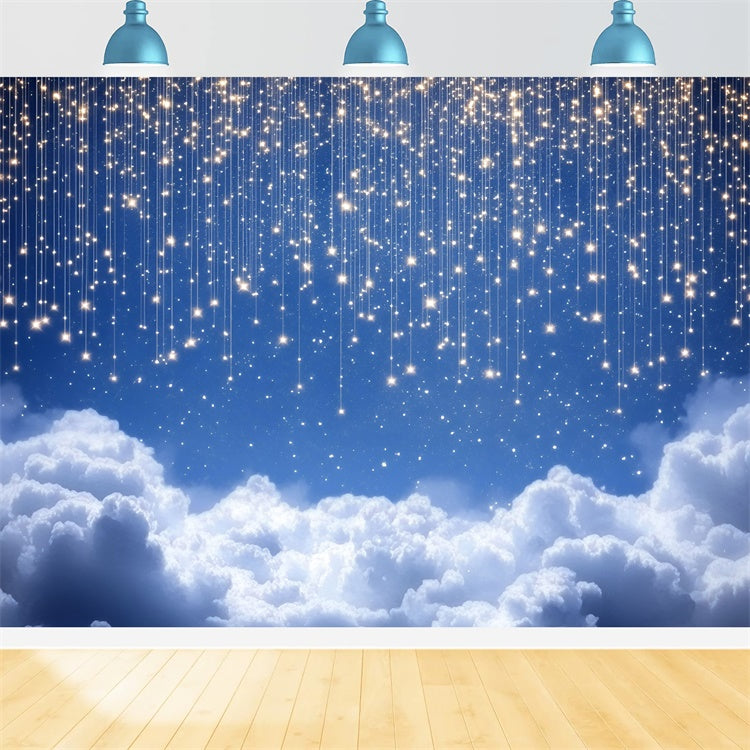 Toile de fond Étoile Scintillante Nuage Étoilé GQ5-63