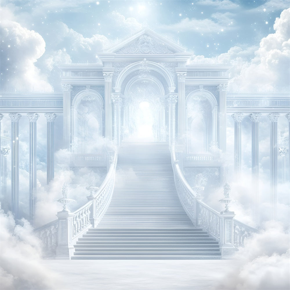 Toile de fond Ciel Nuageux Porte Céleste Rêve Nuage GQ57-112