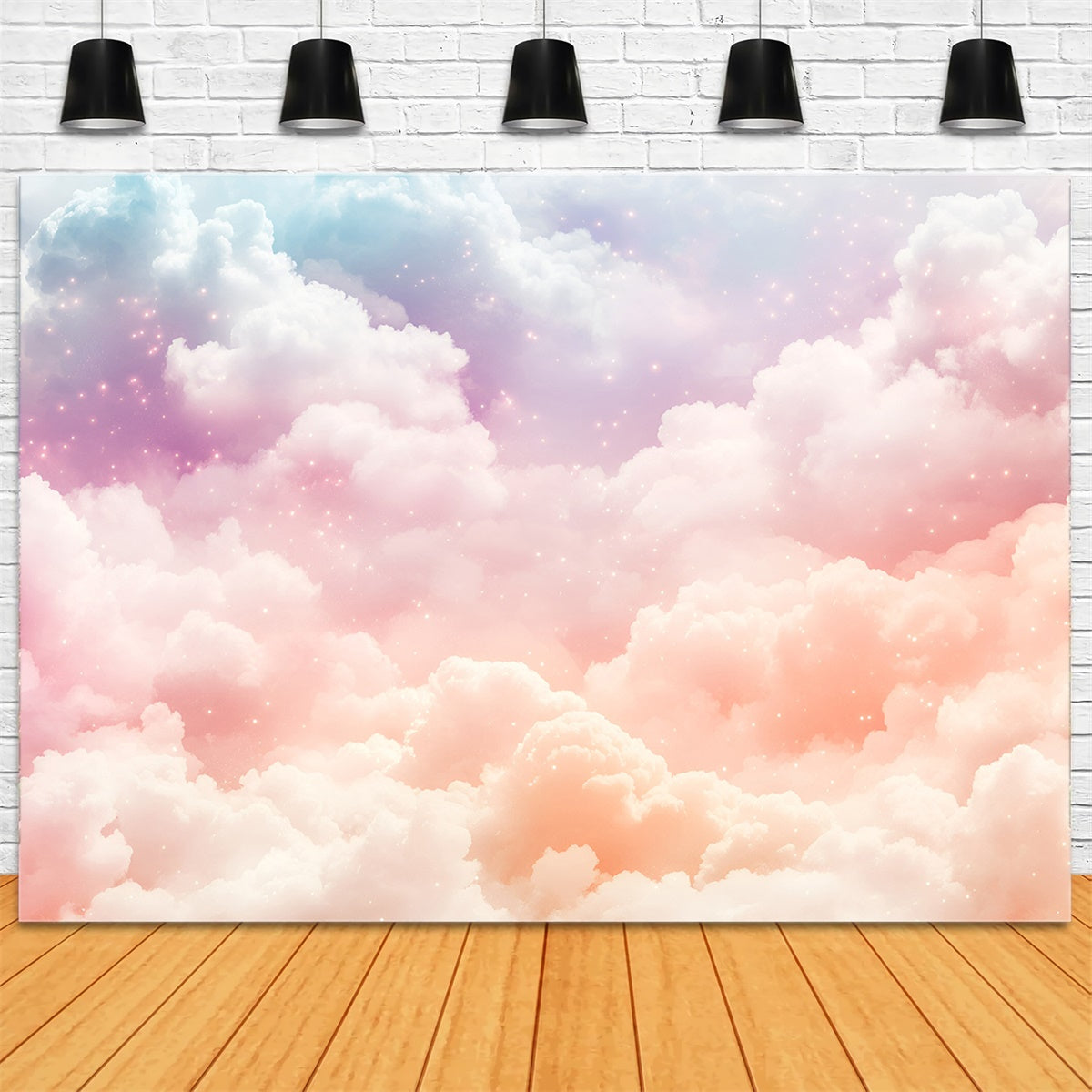 Toile de fond Nuages Lumière Murmure Nuageux GQ57-118