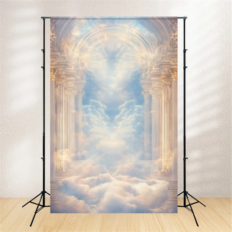 Toile de fond Ciel Palais Divin Arche GQ57-120