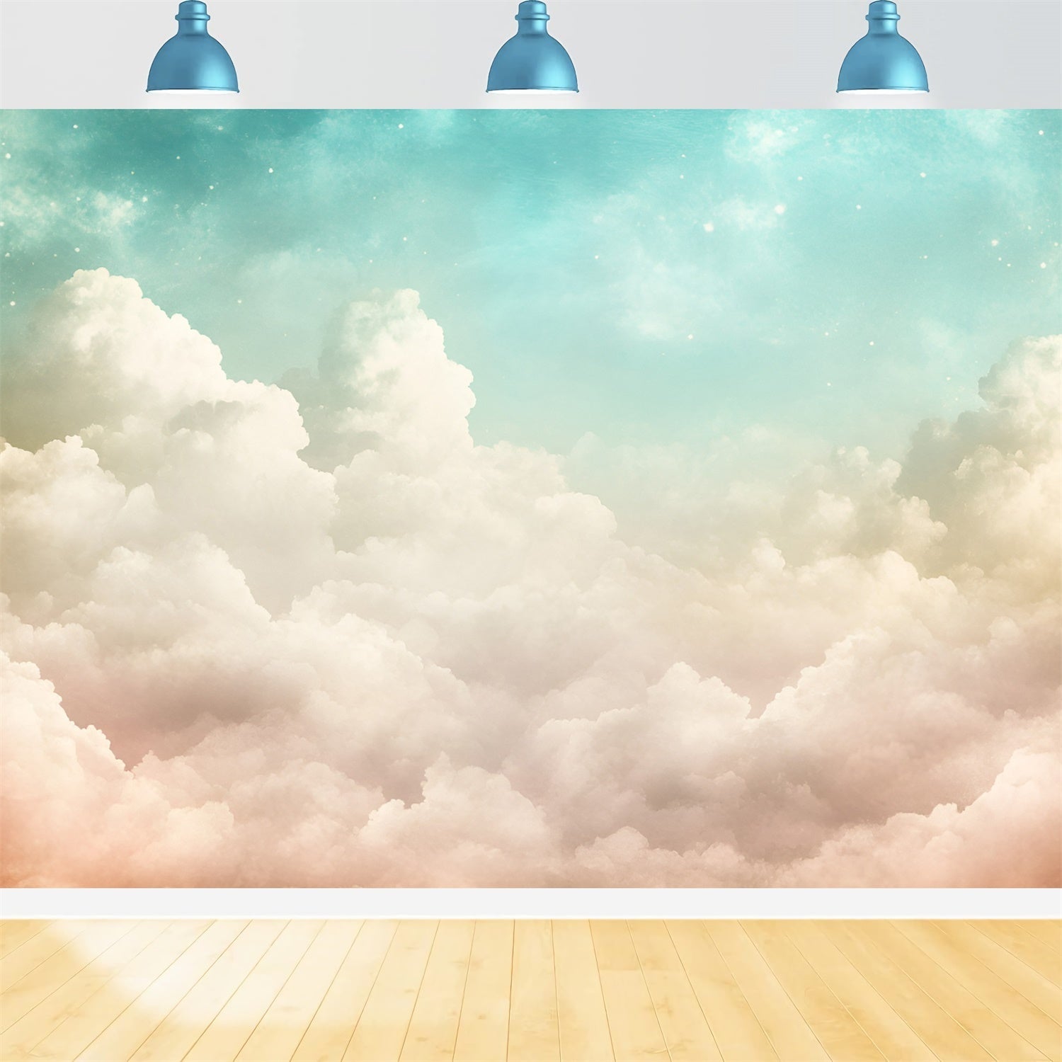 Toile de fond Nuages Pastel Lumière Ciel GQ57-122