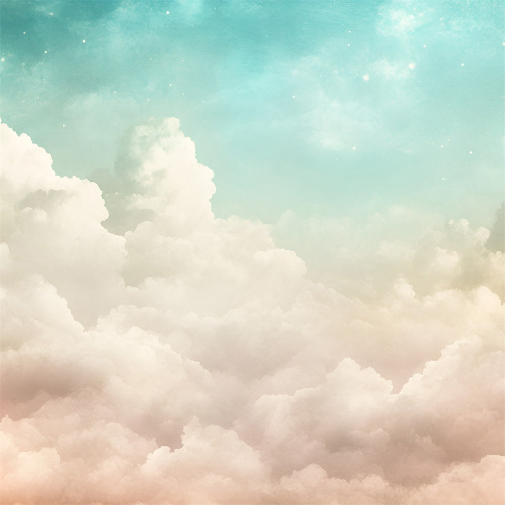 Toile de fond Nuages Pastel Lumière Ciel GQ57-122