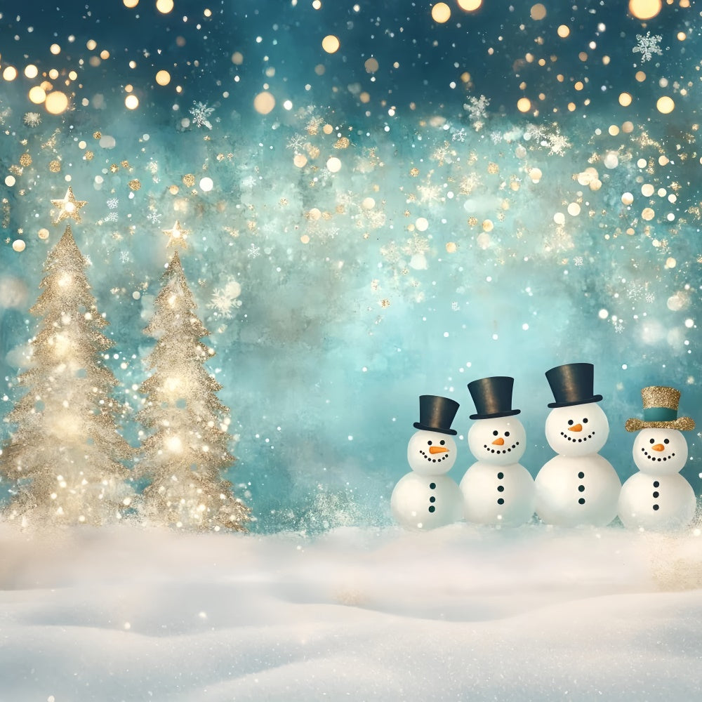 Toile de fond Hiver Parade Bonhomme de Neige GQ57-149